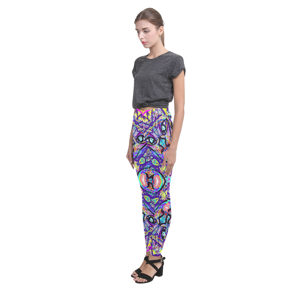 Thleudron Women's Vikings Cassandra Women's Leggings (Model L01)