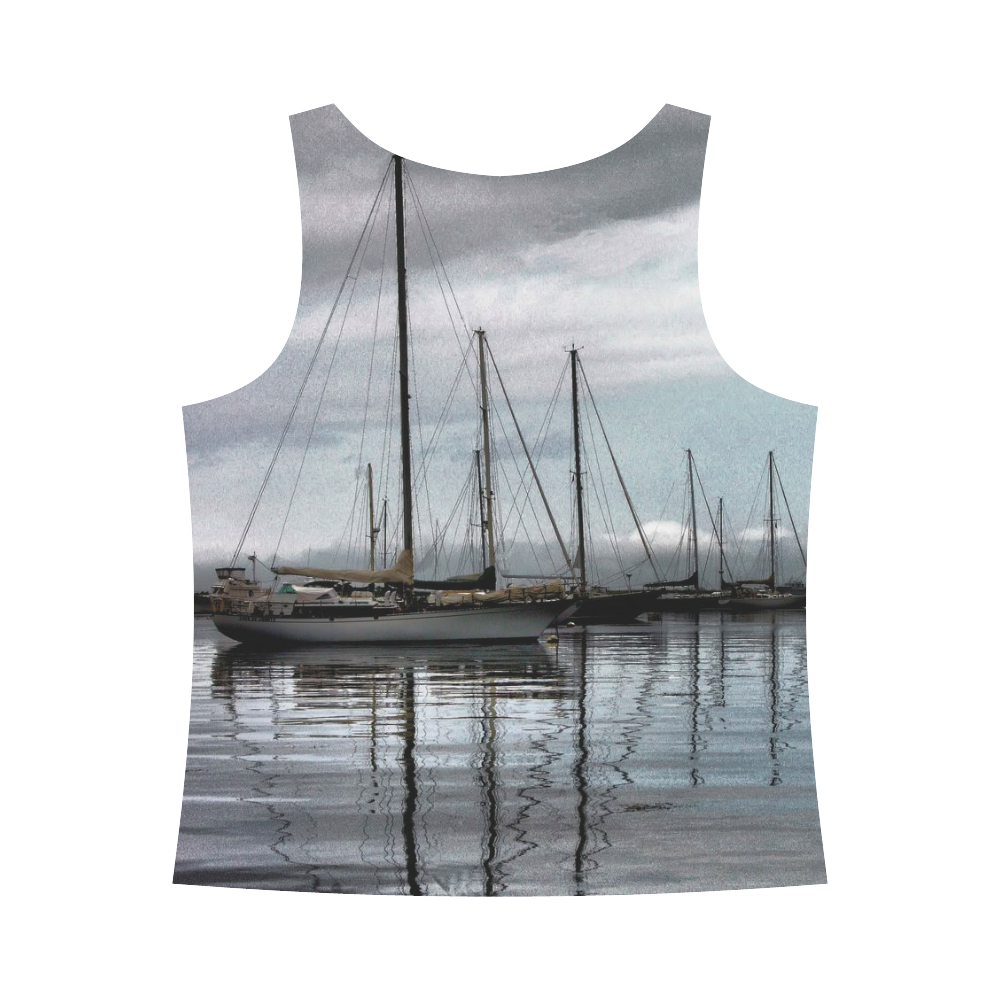 Sailin All Over Print Tank Top for Women (Model T43)