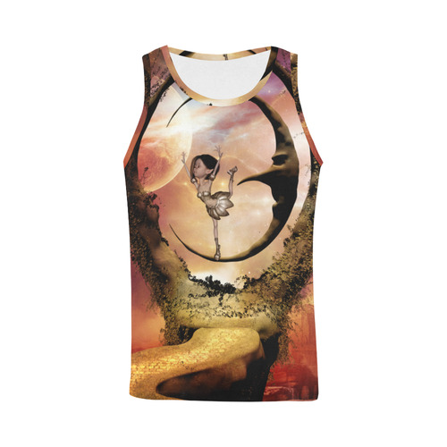 Dancing on the moon All Over Print Tank Top for Men (Model T43)