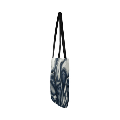Blue abstract Reusable Shopping Bag Model 1660 (Two sides)