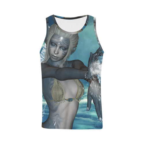The fairy of water All Over Print Tank Top for Men (Model T43)