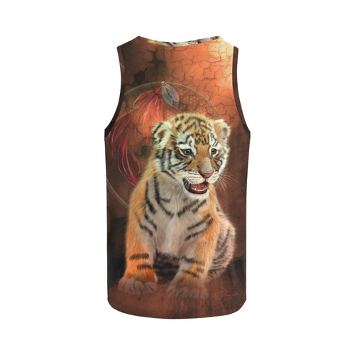 Cute little tiger All Over Print Tank Top for Men (Model T43)