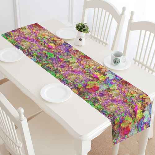 Colorful leaves Table Runner 16x72 inch