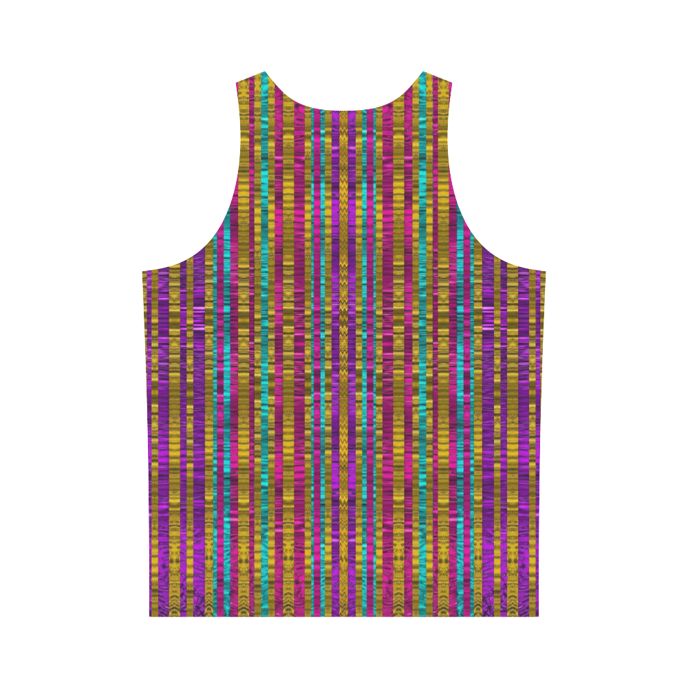 Star fall in  retro peacock colors All Over Print Tank Top for Men (Model T43)