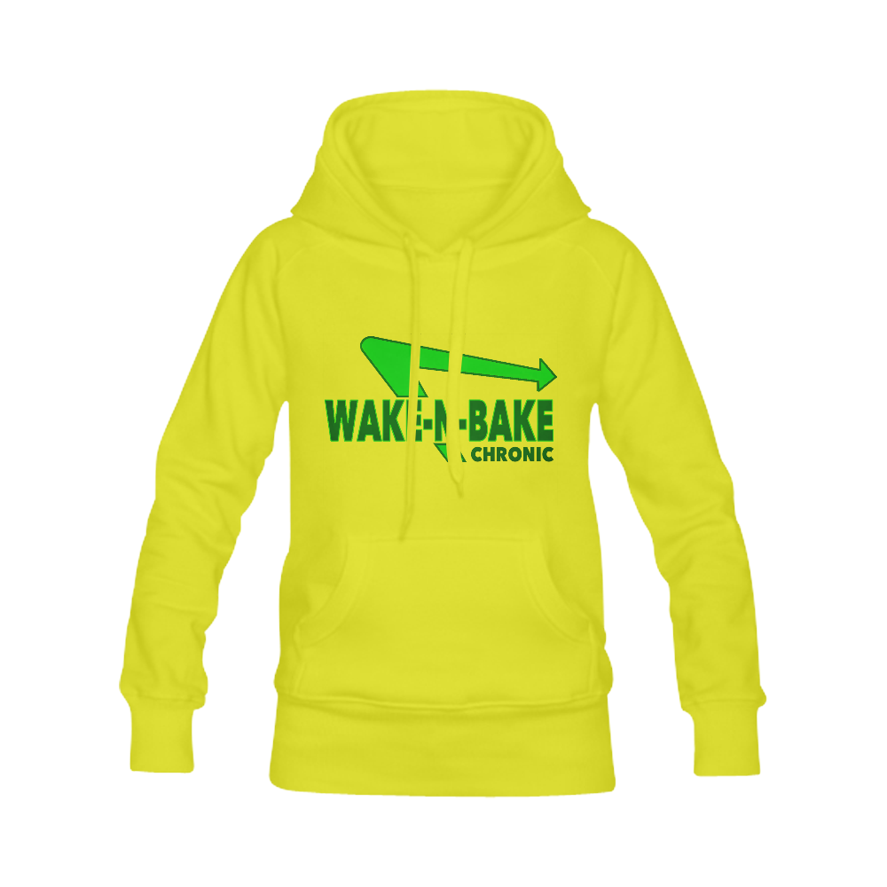 Wake n Bake (yellow) Men's Classic Hoodie (Remake) (Model H10)