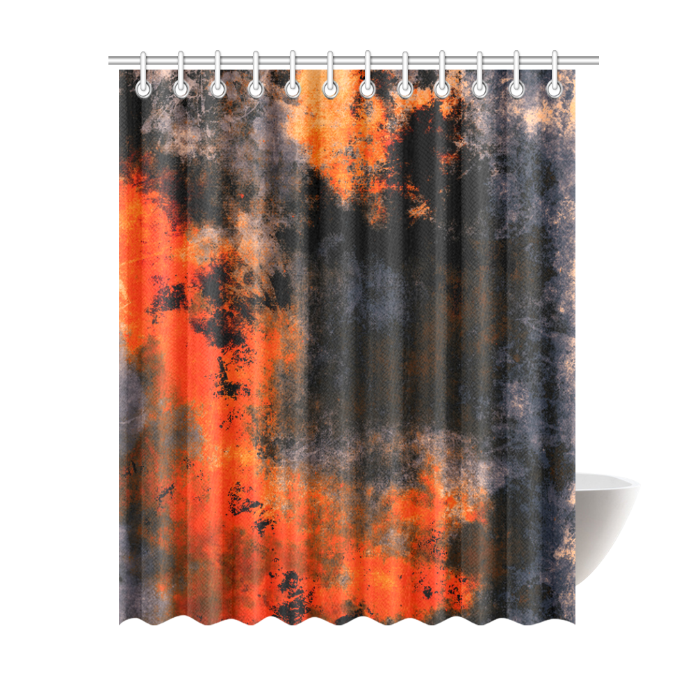 abstraction colors Shower Curtain 69"x84"