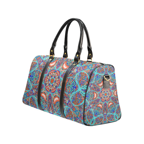 Sacred Geometry "Aladin" By MAR from Thleudron New Waterproof Travel Bag/Small (Model 1639)