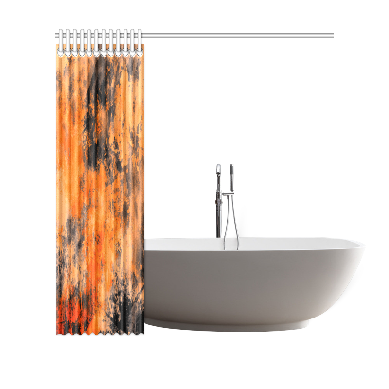 abstraction colors Shower Curtain 69"x70"