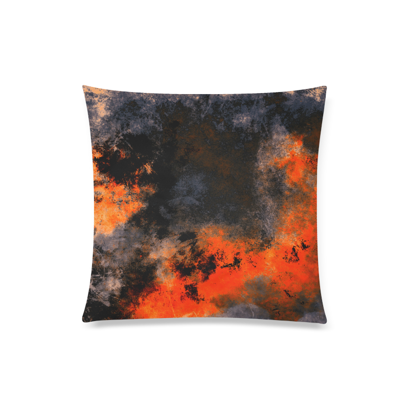 abstraction colors Custom Zippered Pillow Case 20"x20"(Twin Sides)