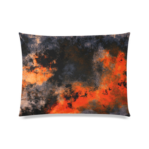 abstraction colors Custom Zippered Pillow Case 20"x26"(Twin Sides)