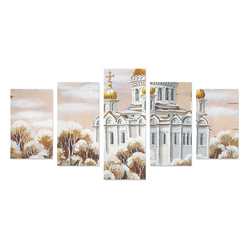 Cathedral of the Christ of the Savior Canvas Print Sets C (No Frame)