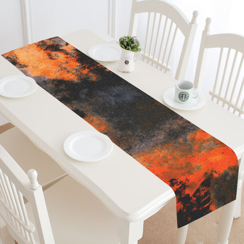 abstraction colors Table Runner 14x72 inch