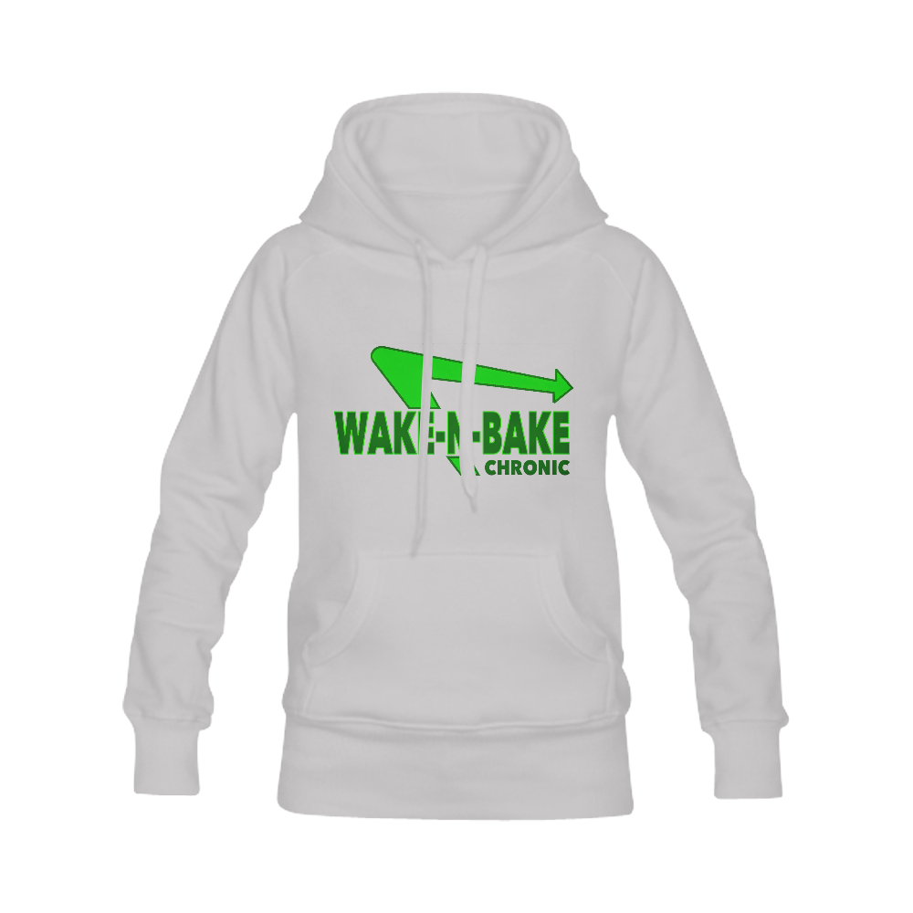 Wake n Bake (grey) Men's Classic Hoodie (Remake) (Model H10)