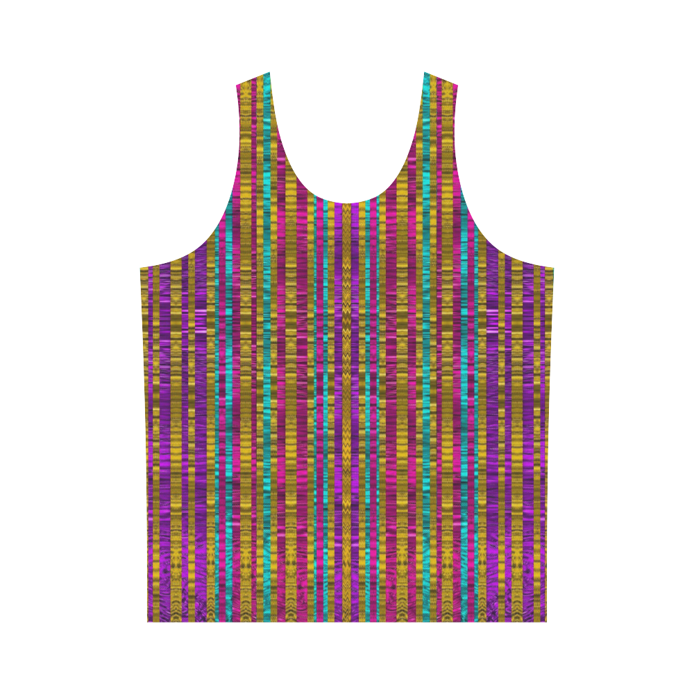 Star fall in  retro peacock colors All Over Print Tank Top for Men (Model T43)