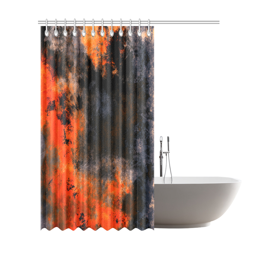 abstraction colors Shower Curtain 72"x84"