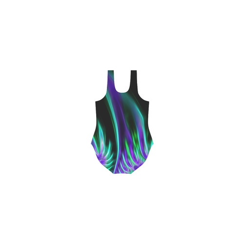 Flames Vest One Piece Swimsuit (Model S04)
