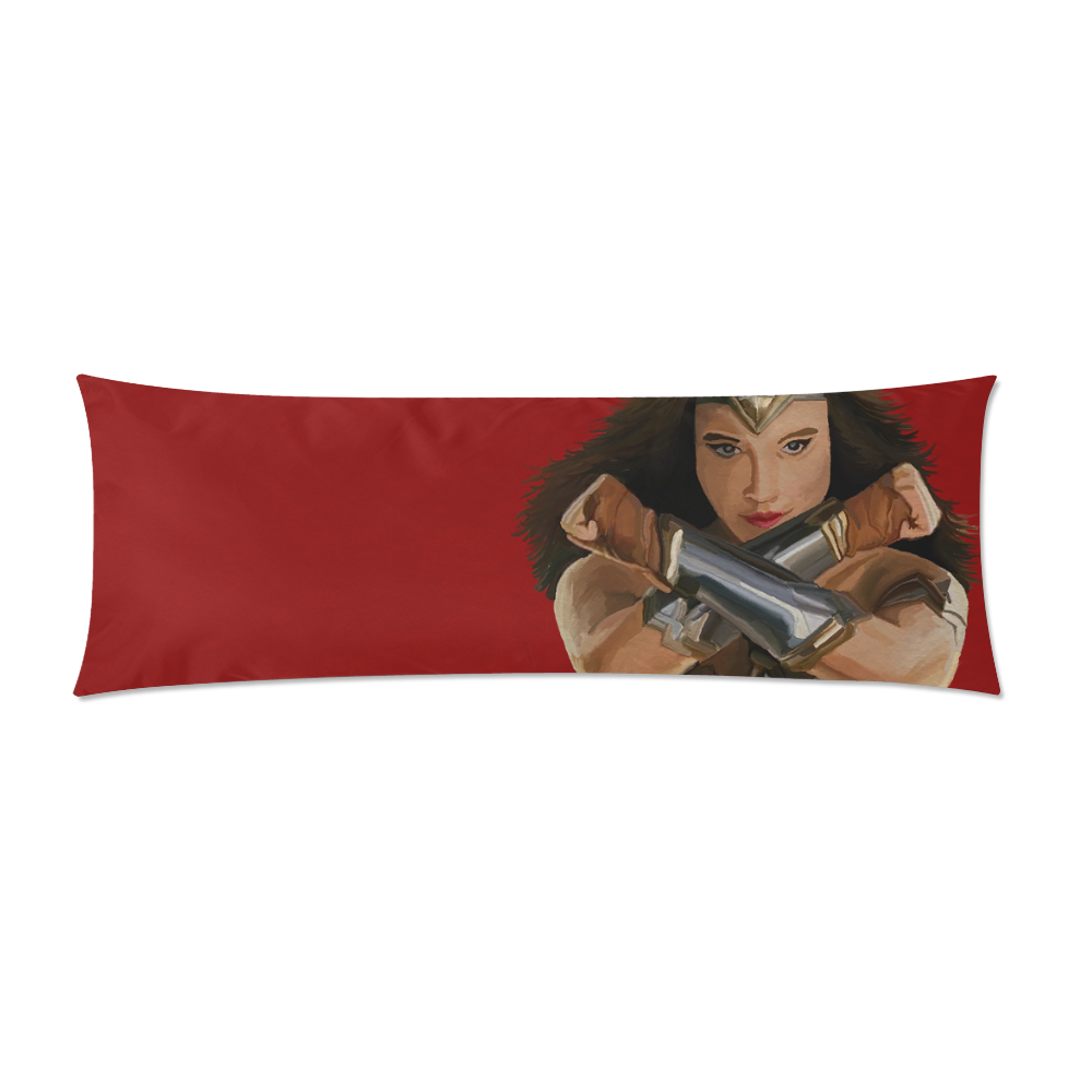 Wonder Woman Custom Zippered Pillow Case 21"x60"(Two Sides)