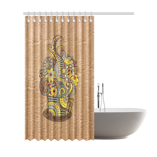 for coffee lovers Shower Curtain 72"x84"