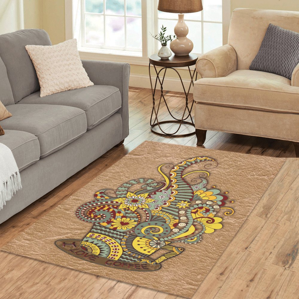 for coffee lovers Area Rug 5'3''x4'