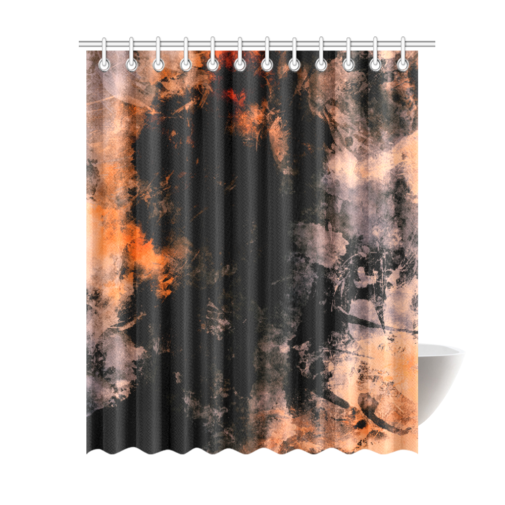 abstraction colors Shower Curtain 69"x84"