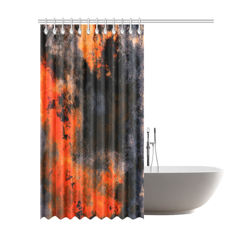 abstraction colors Shower Curtain 69"x84"