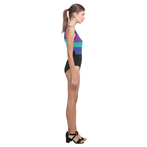 Simplicity Vest One Piece Swimsuit (Model S04)