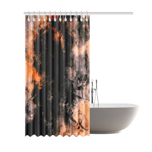 abstraction colors Shower Curtain 69"x84"