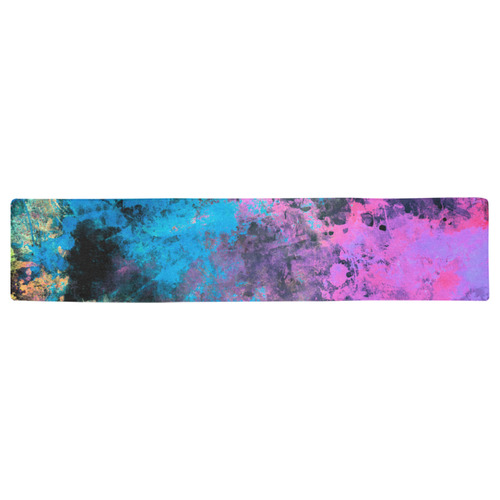 abstraction colors Table Runner 16x72 inch