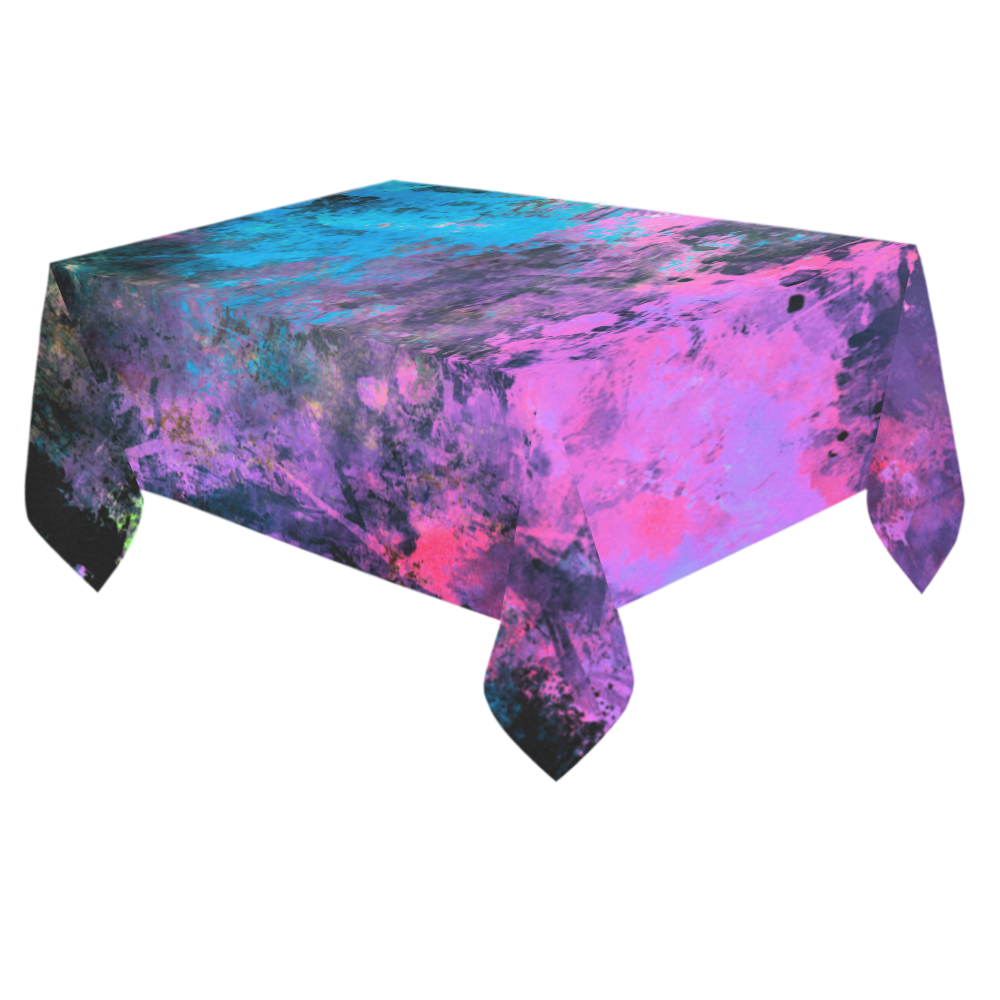 abstraction colors Cotton Linen Tablecloth 60"x 84"