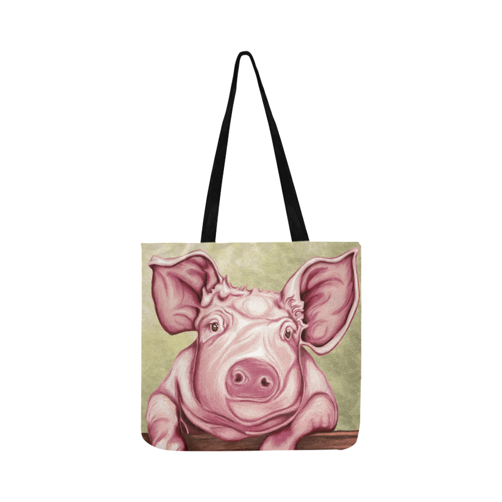 Pig Reusable Shopping Bag Model 1660 (Two sides)