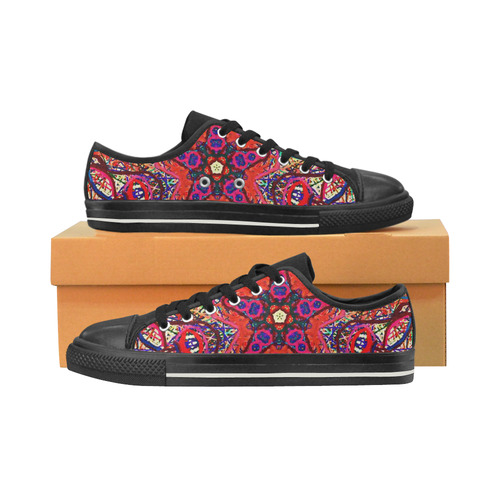 Thleudron Women's Mermaids Women's Classic Canvas Shoes (Model 018)