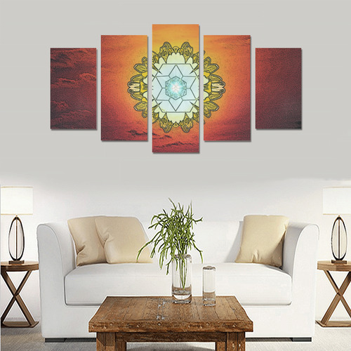 Sun Flower Canvas Print Sets A (No Frame)