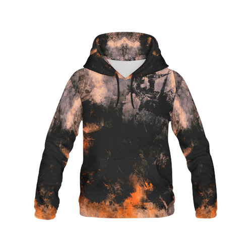 abstraction colors All Over Print Hoodie for Women (USA Size) (Model H13)