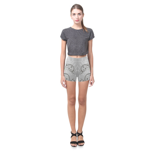 The crow with roses Briseis Skinny Shorts (Model L04)