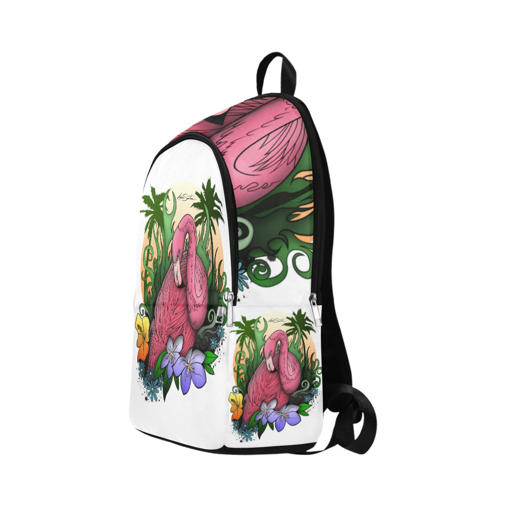 Flamingo Fabric Backpack for Adult (Model 1659)