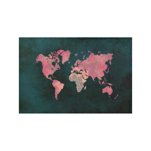 map of the world Placemat 12’’ x 18’’ (Set of 6)