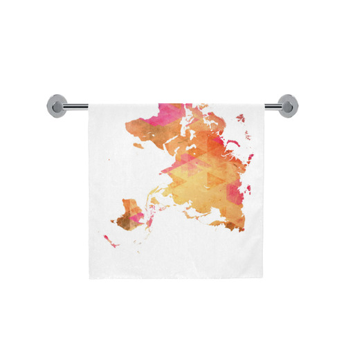 map of the world Bath Towel 30"x56"