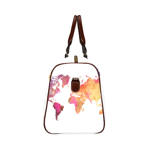 map of the world Waterproof Travel Bag/Large (Model 1639)