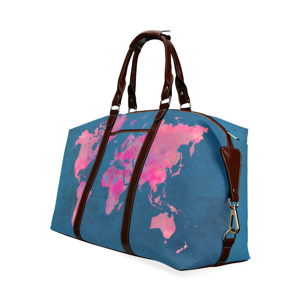 map of the world Classic Travel Bag (Model 1643) Remake