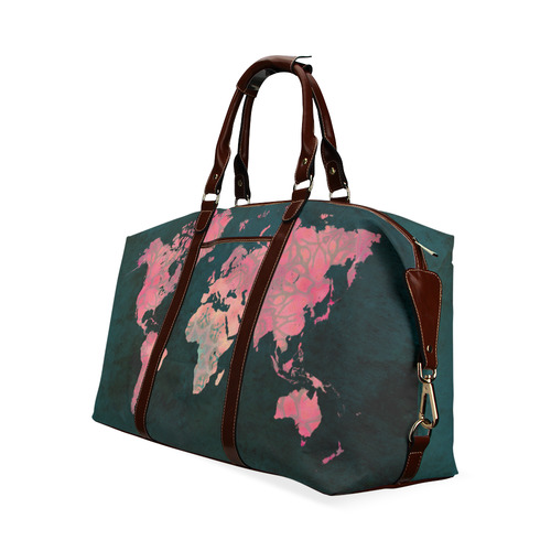 map of the world Classic Travel Bag (Model 1643) Remake