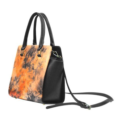 abstraction colors Rivet Shoulder Handbag (Model 1645)