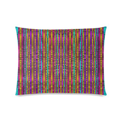 Star fall in  retro peacock colors Custom Zippered Pillow Case 20"x26"(Twin Sides)