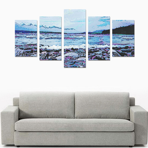 Lake Shore Canvas Print Sets C (No Frame)