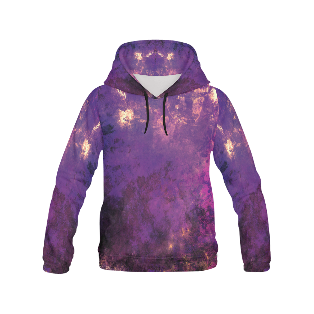 abstraction colors All Over Print Hoodie for Women (USA Size) (Model H13)