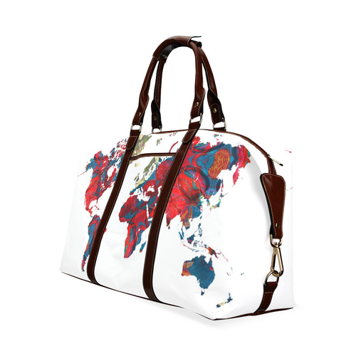 map of the world Classic Travel Bag (Model 1643) Remake