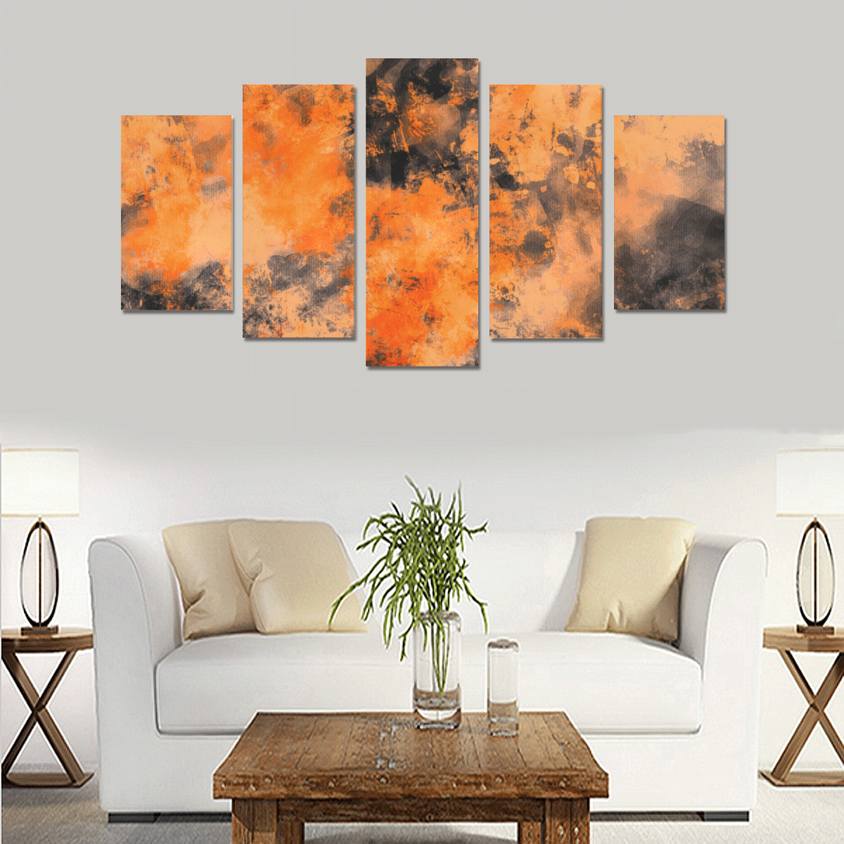 abstraction colors Canvas Print Sets A (No Frame)