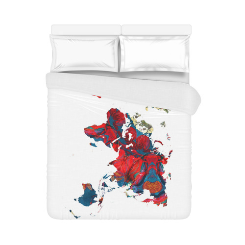 map of the world Duvet Cover 86"x70" ( All-over-print)