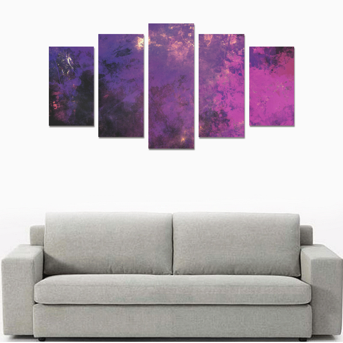 abstraction colors Canvas Print Sets A (No Frame)