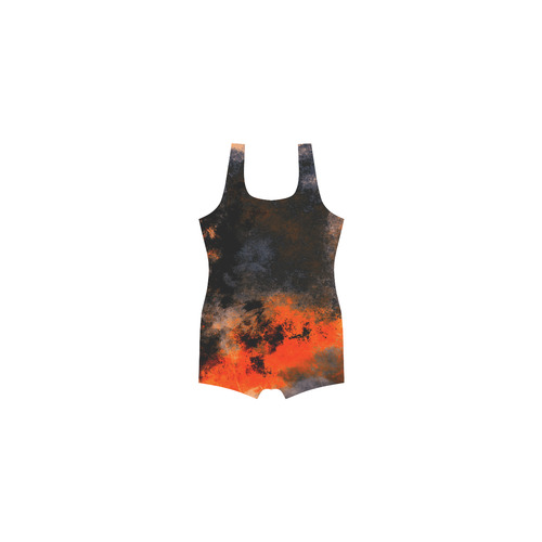 abstraction colors Classic One Piece Swimwear (Model S03)