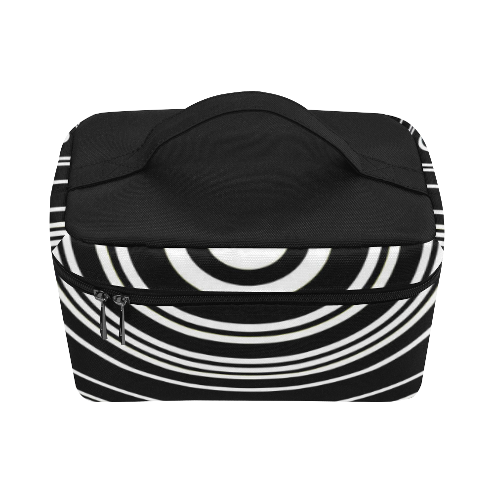 Concentric Circle Pattern Lunch Bag/Large (Model 1658)